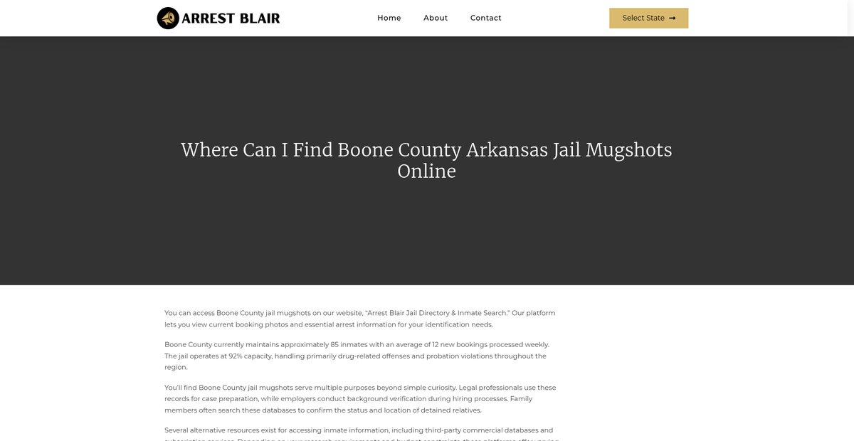 Preview of arrestblair.org