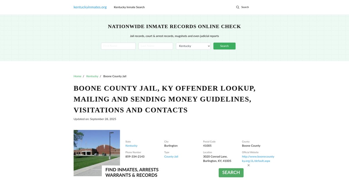 Preview of kentuckyinmates.org