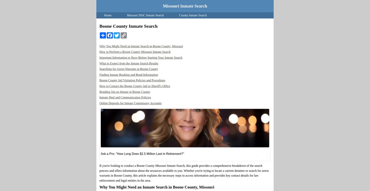 Preview of inmatesearchmissouri.org