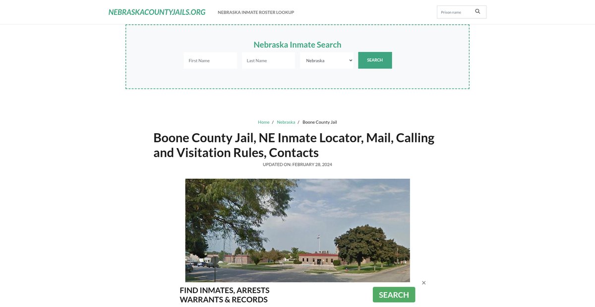 Preview of nebraskacountyjails.org