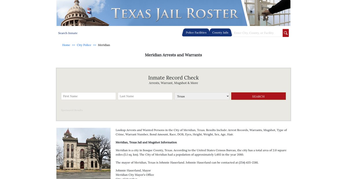 Preview of texasjailroster.com
