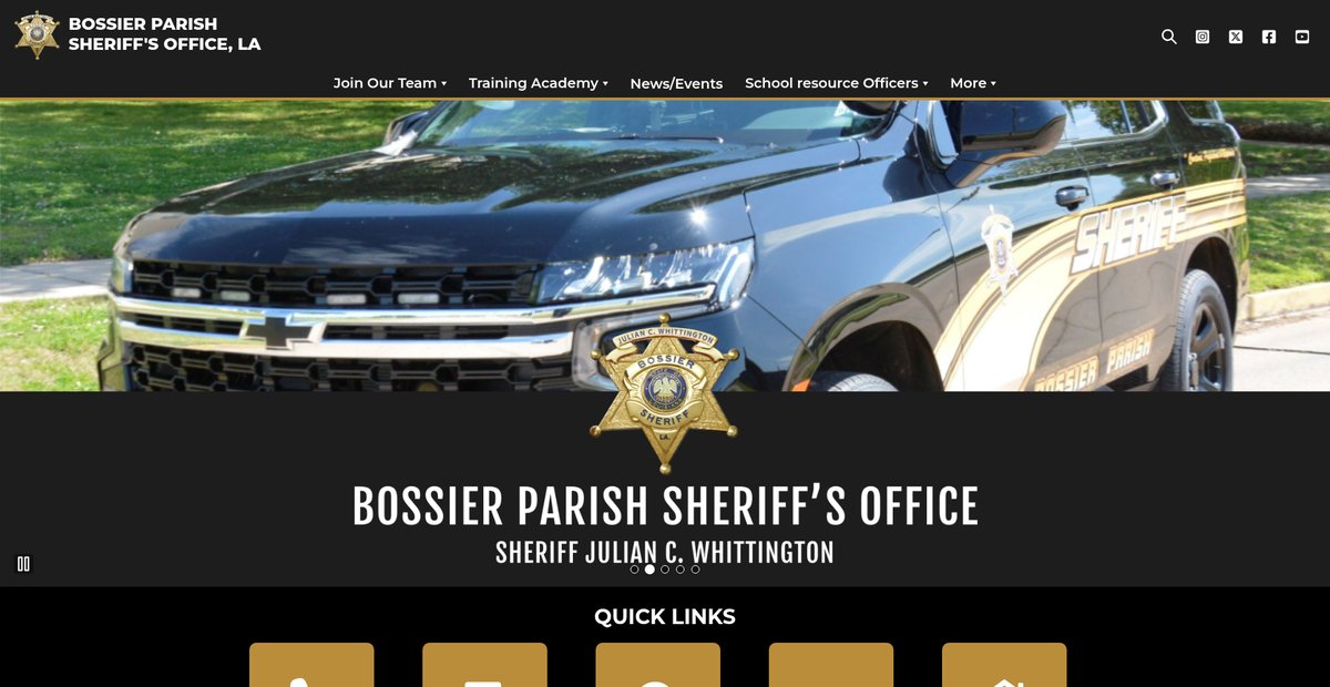 Preview of bossiersheriff.com