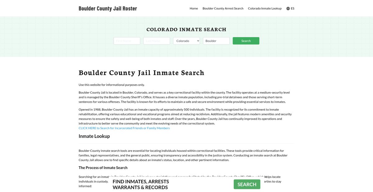 Preview of bouldercountyjail.org