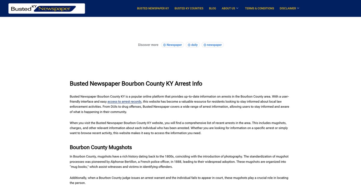 Preview of bustednewspaper-ky.com