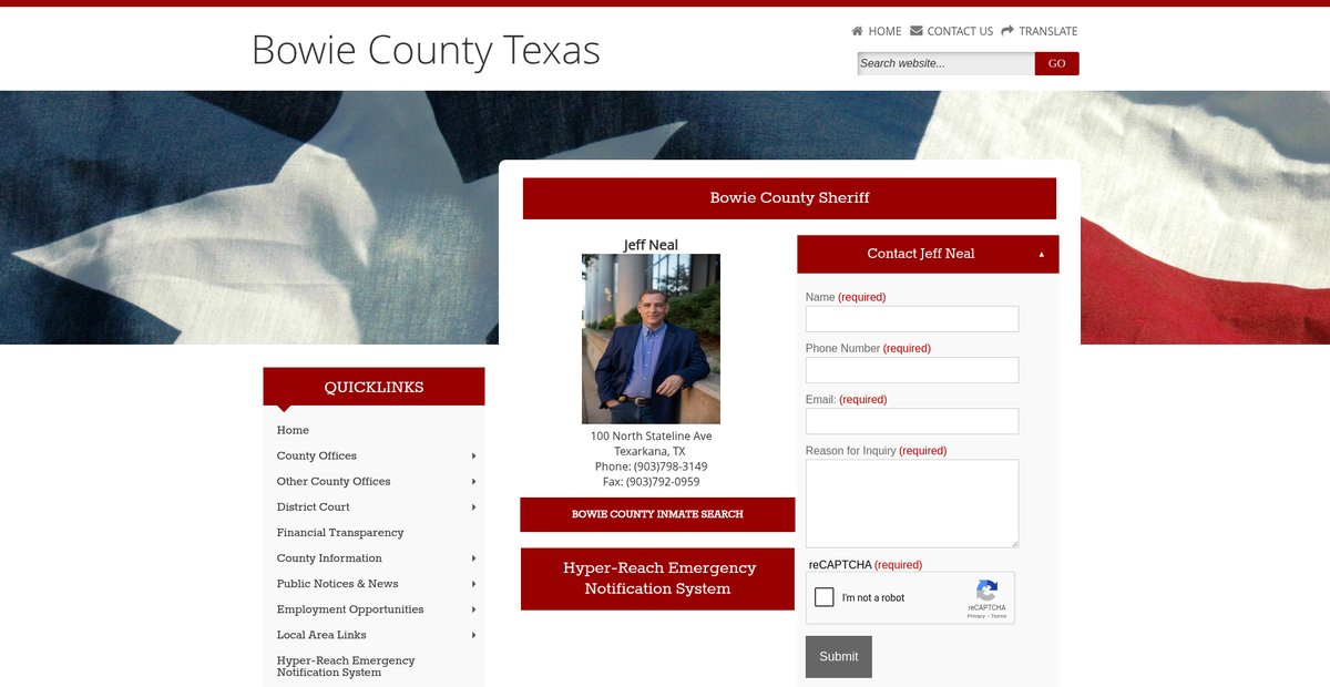 Preview of co.bowie.tx.us