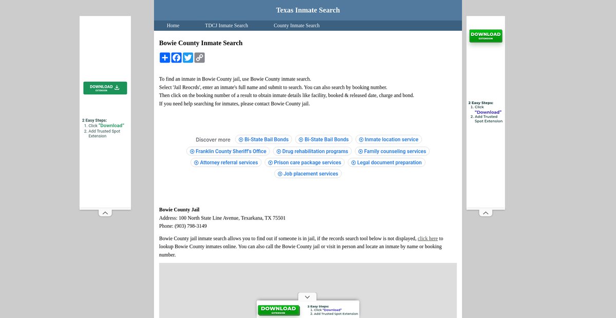Preview of inmatesearchtexas.org