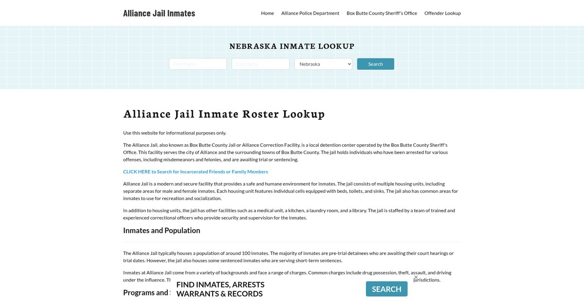 Preview of alliancejail.org