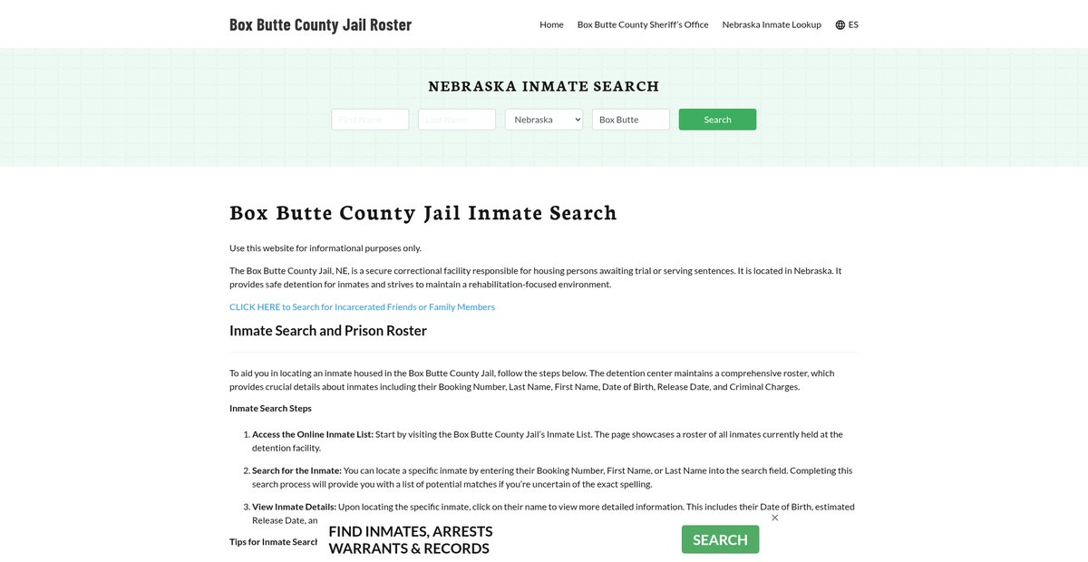 Preview of boxbuttecountyjail.org