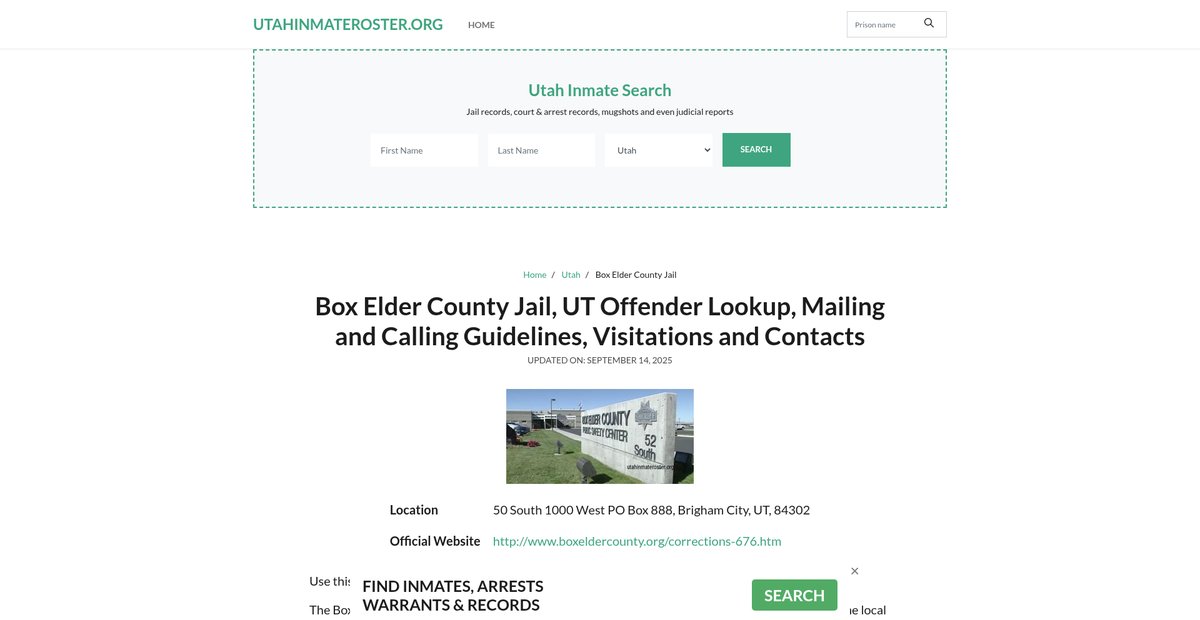 Preview of utahinmateroster.org