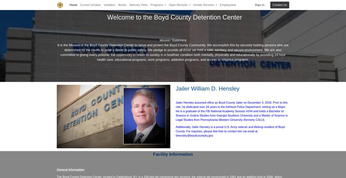 Preview of boydcountyjail.com