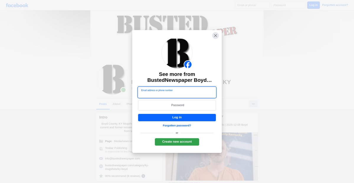 Preview of facebook.com