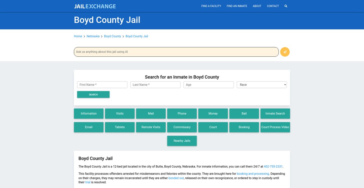 Preview of jailexchange.com