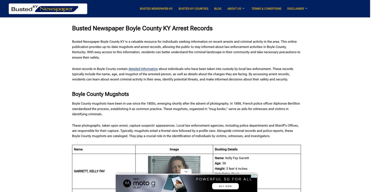 Preview of bustednewspaper-ky.com