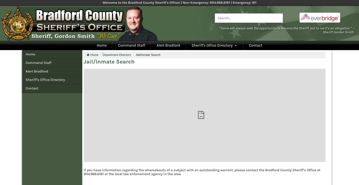 Preview of bradfordsheriff.org