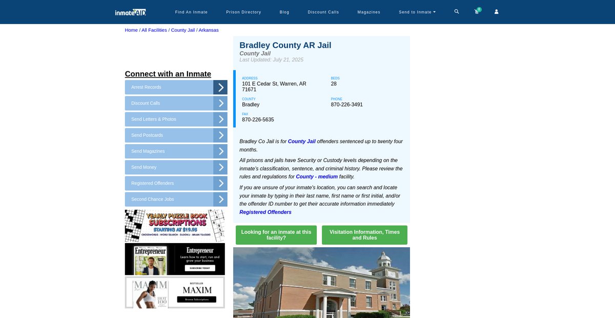 Preview of inmateaid.com