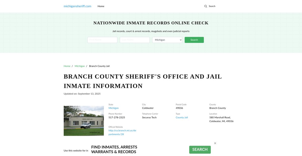 Preview of michigansheriff.com