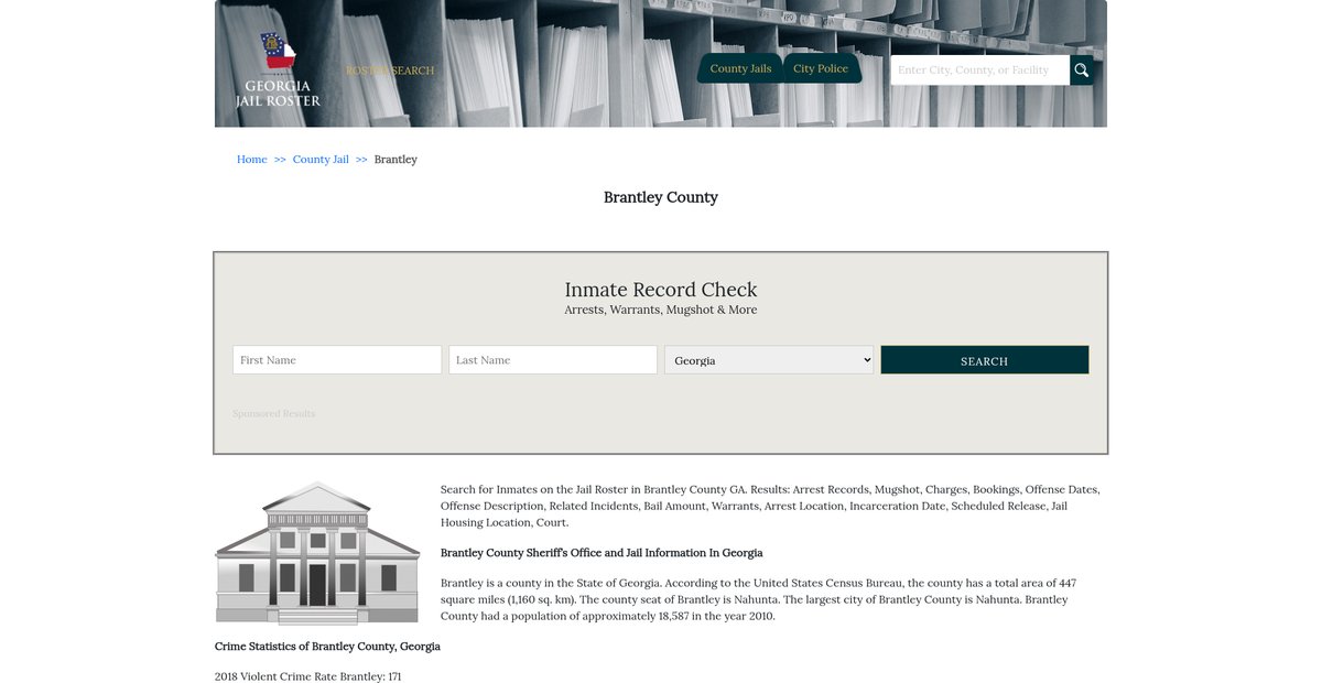 Preview of georgiajailroster.com