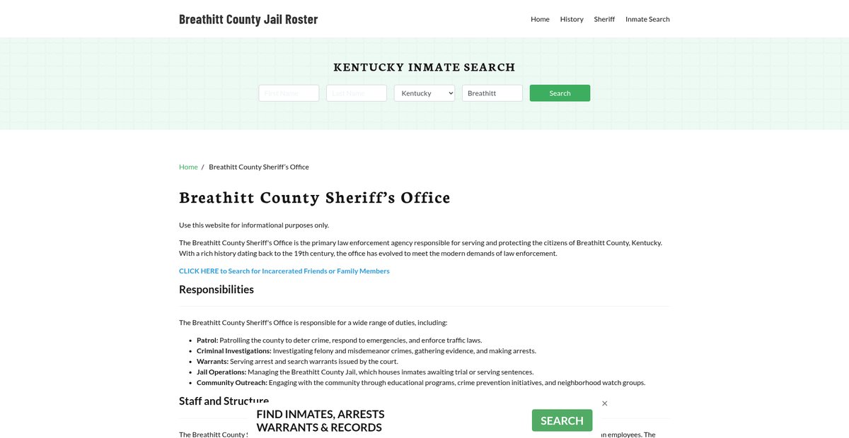 Preview of breathittcountyjail.org