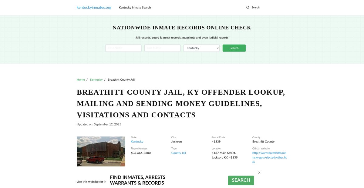 Preview of kentuckyinmates.org