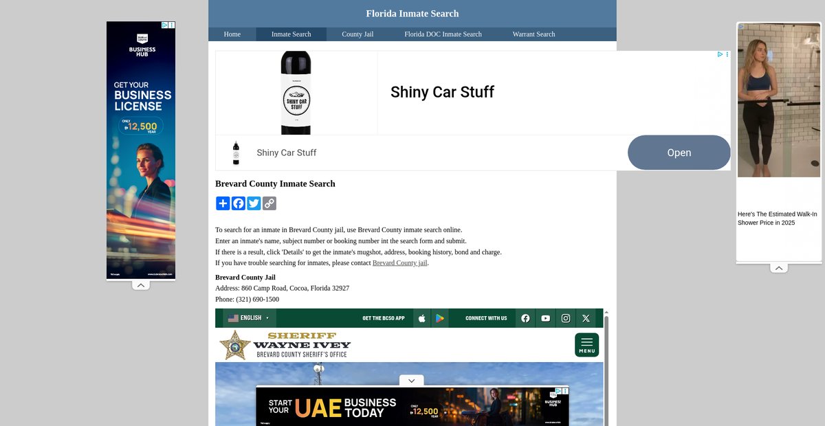 Preview of inmatesearchflorida.org