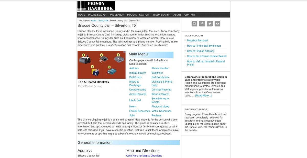 Preview of prisonhandbook.com