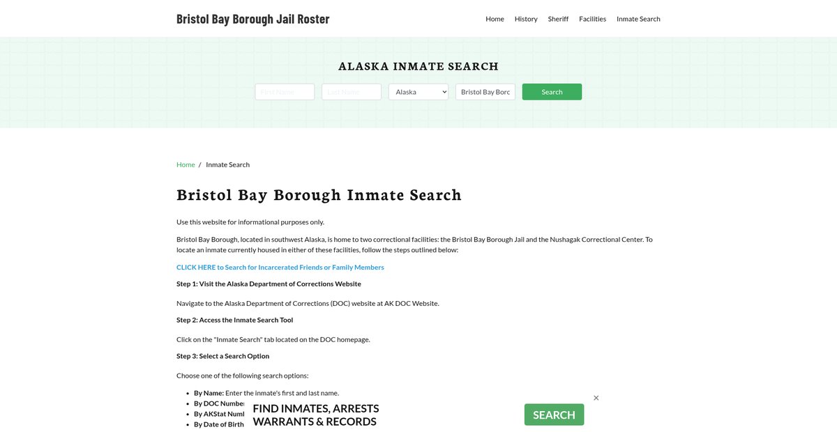 Preview of bristolbaycountyjail.org