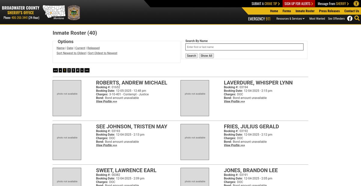 Preview of broadwatercountysheriff.org