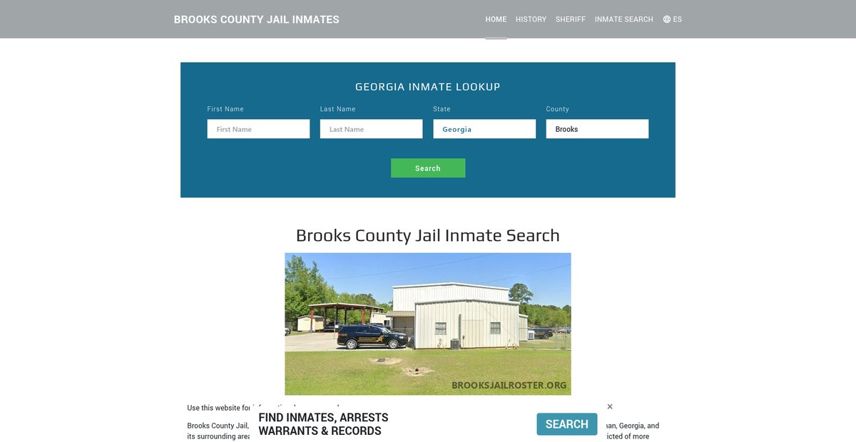 Preview of brooksjailroster.org