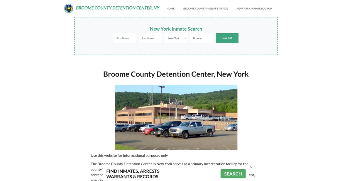 Preview of broomecountydetentionny.org