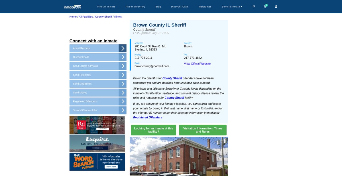 Preview of inmateaid.com