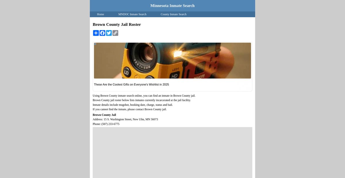 Preview of inmatesearchminnesota.org