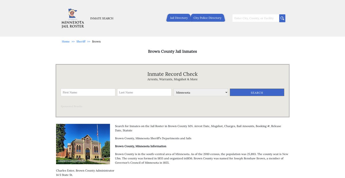 Preview of minnesotajailroster.com