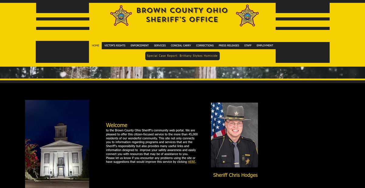 Preview of browncountyohiosheriff.us