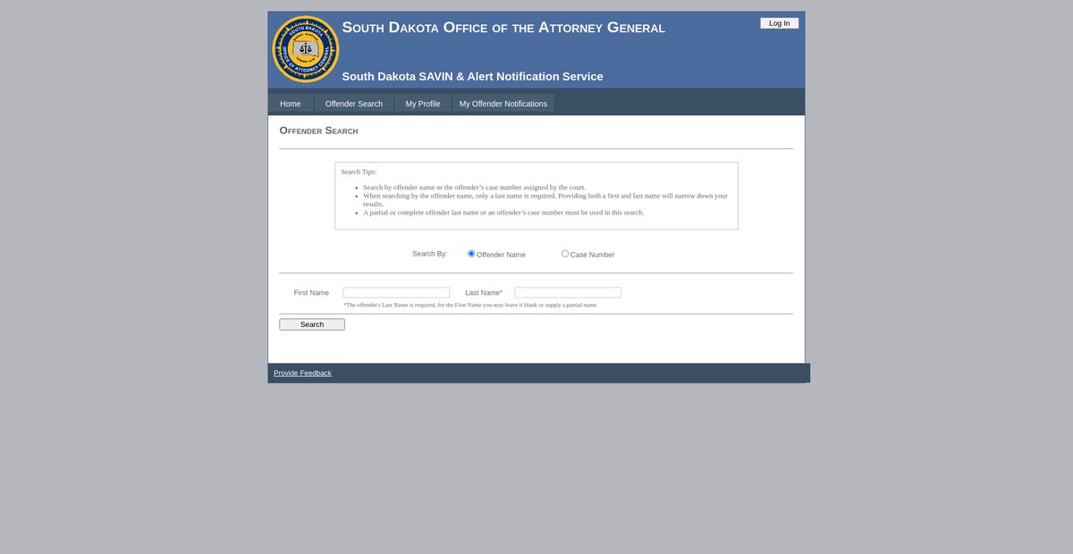 Preview of savin.sd.gov