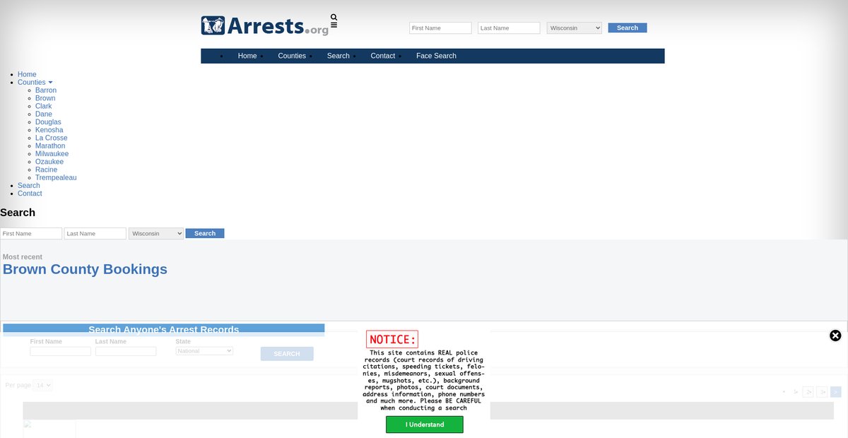 Preview of wisconsin.arrests.org