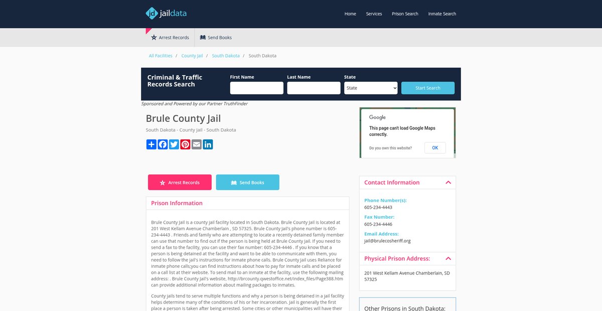 Preview of jaildata.com