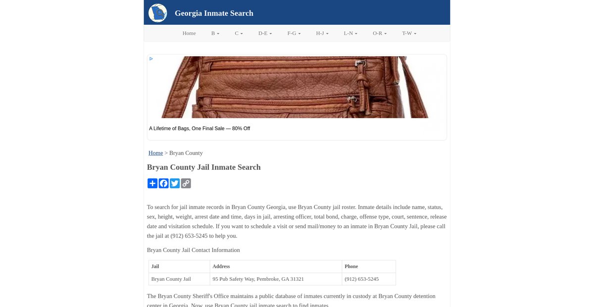 Preview of inmatesearchga.org