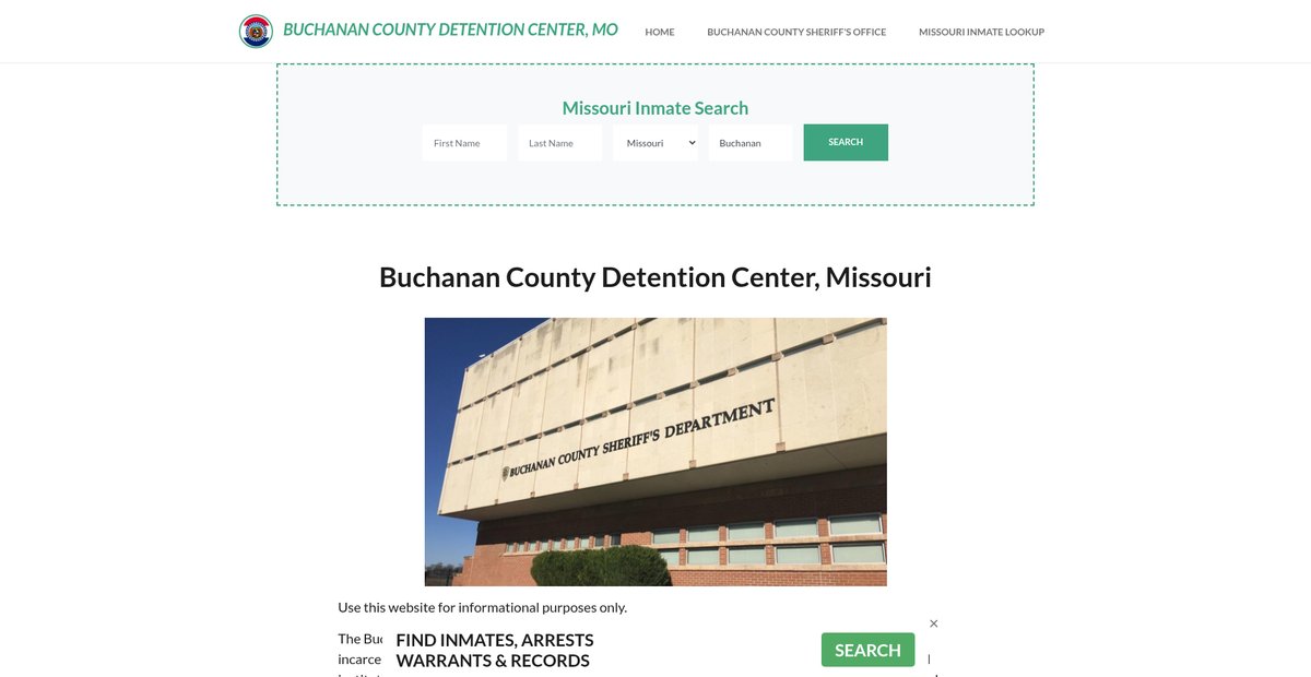 Preview of buchanancountydetentionmo.org