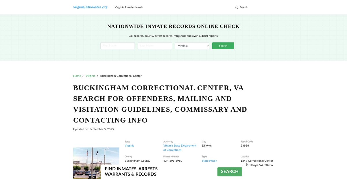 Preview of virginiajailinmates.org