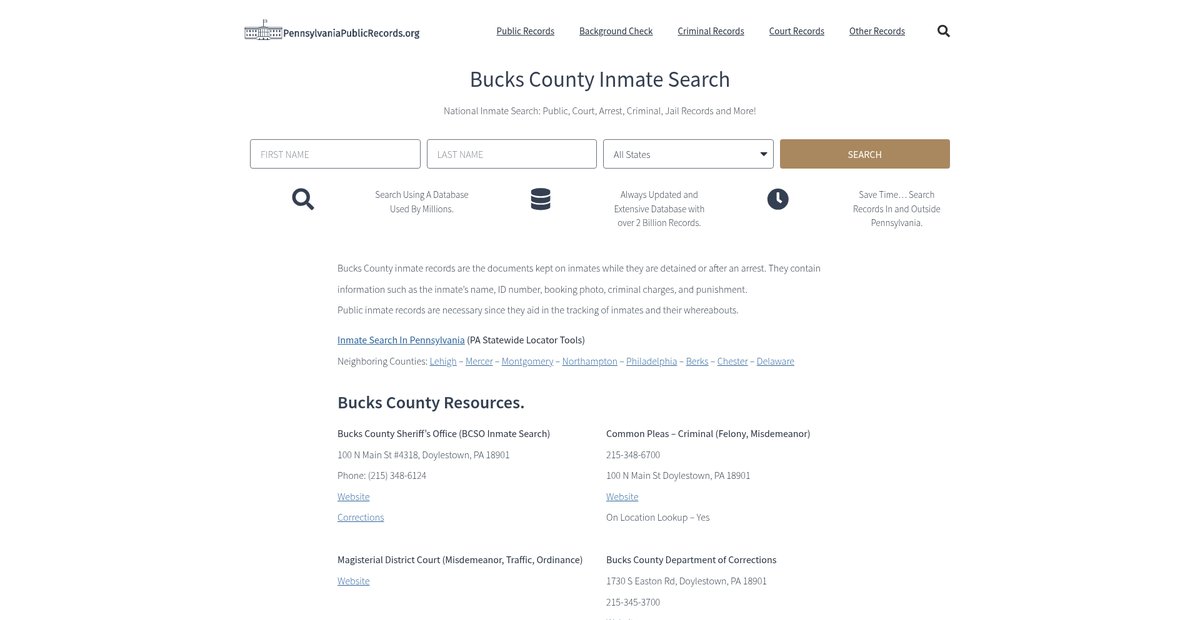 Preview of pennsylvaniapublicrecords.org