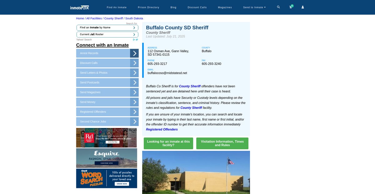 Preview of inmateaid.com