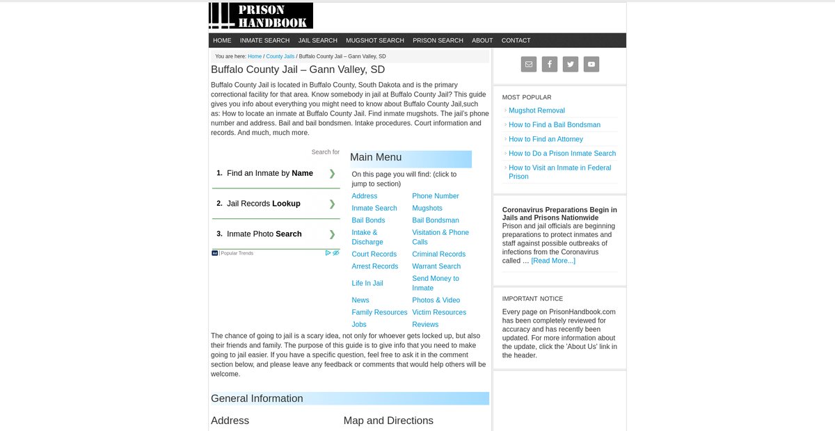 Preview of prisonhandbook.com