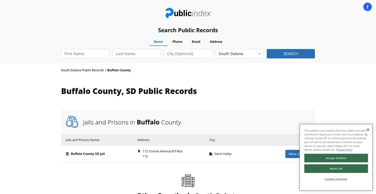 Preview of southdakota.thepublicindex.org