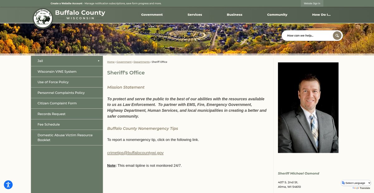 Preview of buffalocountywi.gov