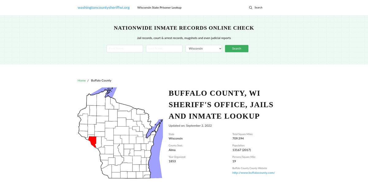 Preview of washingtoncountysheriffwi.org