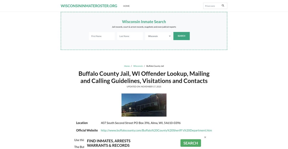 Preview of wisconsininmateroster.org