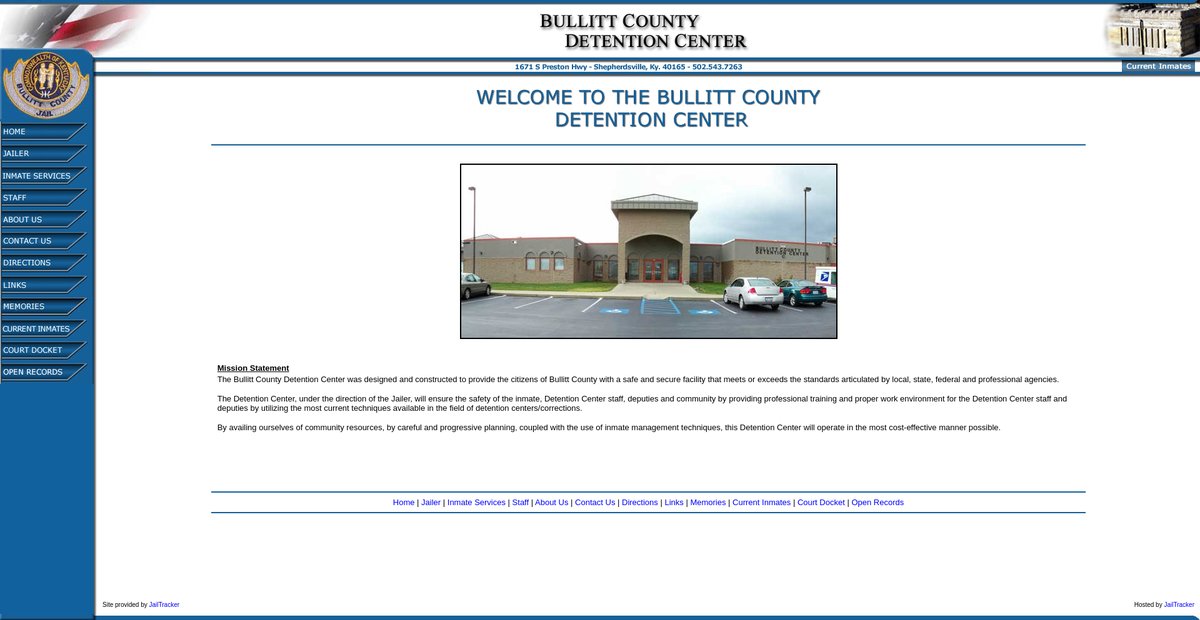 Preview of bullittdetention.com