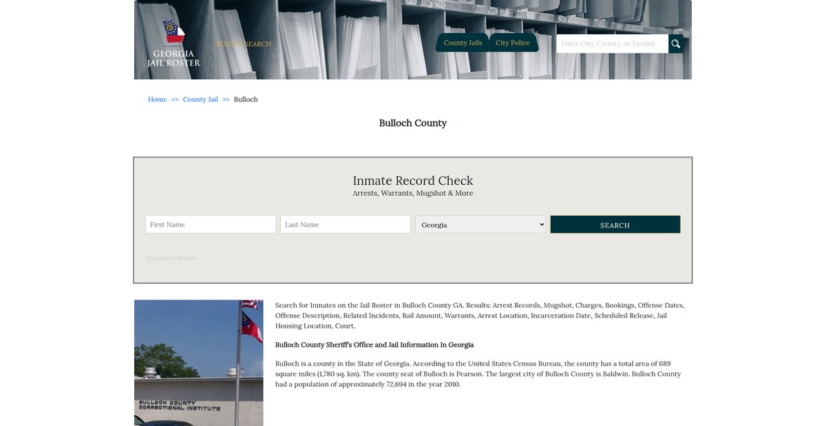 Preview of georgiajailroster.com