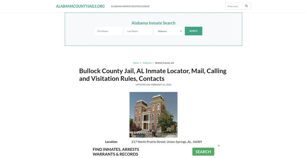 Preview of alabamacountyjails.org