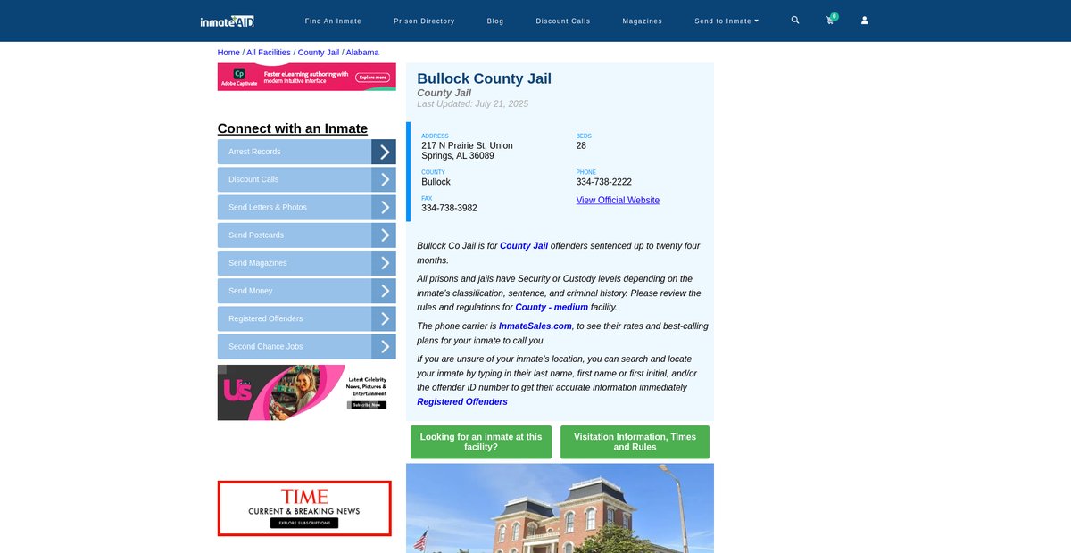 Preview of inmateaid.com